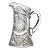 Early 20th Century American Brilliant Cut Glass Water Drink Pitcher For Sale