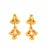 Vintage Coral and Diamond Drop Earrings, Pair For Sale - Image 4 of 4