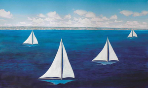 Dario Cusani, Vesuvius by Boat, 2006, Photo Painting