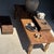 Tan Small Low Bench in Antique Indonesian Teak, 1980s For Sale - Image 8 of 18