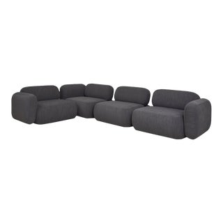 Modern Gardenia Grey Sectional For Sale