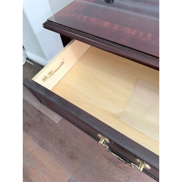 Queen Anne Queen Anne Mahogany Console / Sofa Table – 2 Drawers, Ball & Claw Feet For Sale - Image 3 of 3