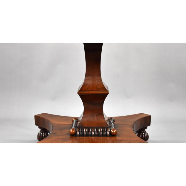 Brown 19th Century English Regency Mahogany Table For Sale - Image 8 of 9