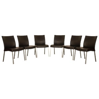 Leather Chairs from Wittmann, Set of 6 For Sale