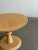 W41.75 D41.75 H30.75 KC29.75 Forma dining table custom made here in Los Angeles. This table includes a clear natural...