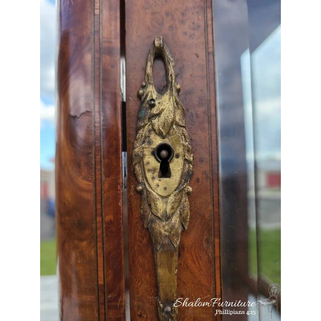 Brass 1930s Vintage French Victorian Cabinet For Sale - Image 8 of 9