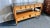 1960s Baker Milling Road Walnut Hollywood Regency Server Rolling Bar Cart Table For Sale In Boston - Image 6 of 9