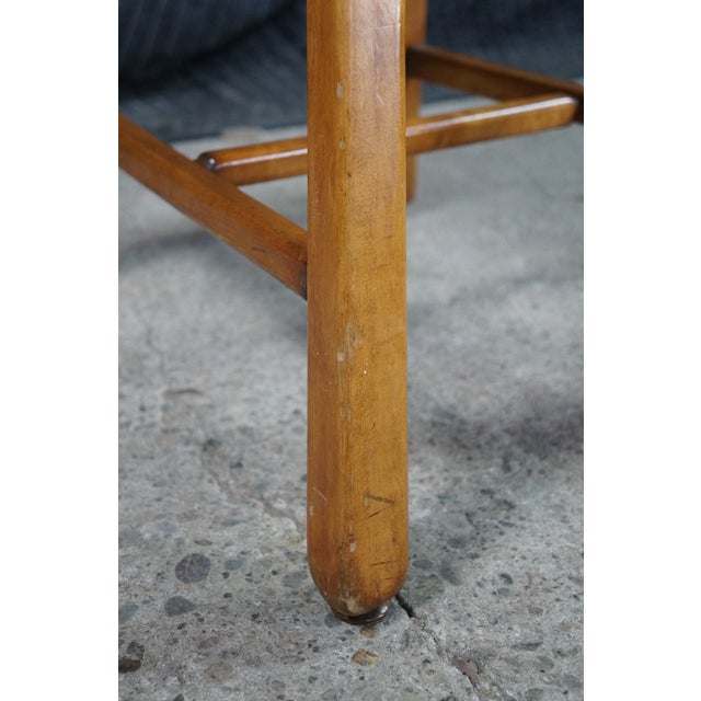 4 Vintage Old Hickory Arts & Crafts Rustic Oak Herringbone Dining Side Chairs For Sale - Image 14 of 18