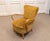 Gold Danish Modern Lounge Chair by Alfred Christensen for Slagelse Møbelværk, 1940s For Sale - Image 8 of 11