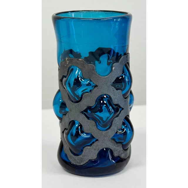 Mid 20th Century Vintage MCM Felipe Derflingher Brutalist Tasting Glasses, Set of 4 For Sale - Image 5 of 8