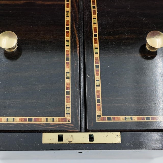 Hexagonal Tunbridgeware Tea Caddy by Thomas Barton, English, Circa 1865 For Sale - Image 10 of 15