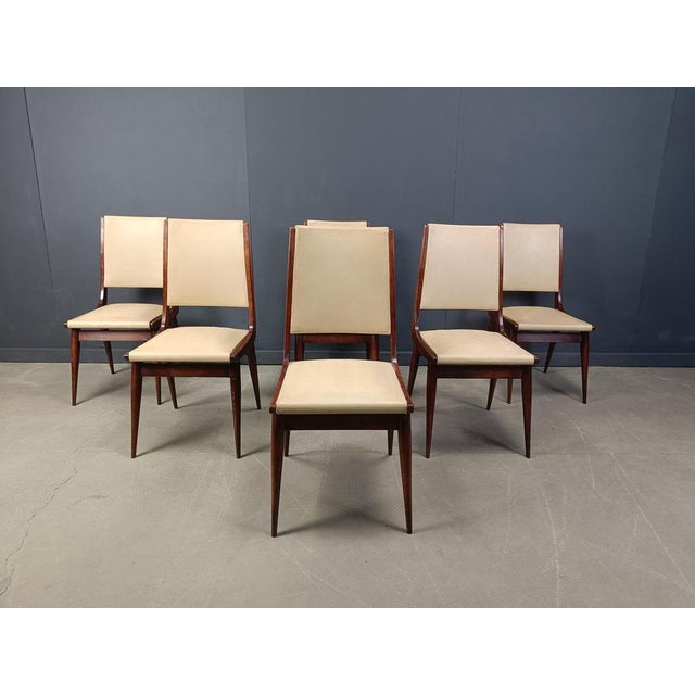 Mid-Century Italian Dining Chairs, 1950s, Set of 6 For Sale - Image 11 of 13