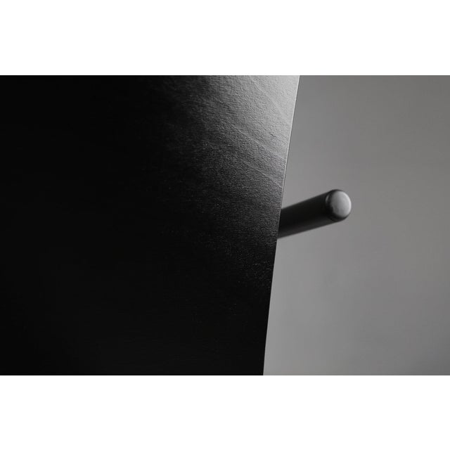 Mid-Century Modern Black Chair in with Armrests, Belgium, 2000s For Sale - Image 9 of 11