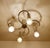 Metal Vintage Helix Ceiling Light in Chrome from Cosack For Sale - Image 7 of 11