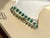 Early 21st Century 24 Carat Emerald 1.8 Carat Diamond Tennis Bracelet 14 Karat White Gold, 16.7 GM For Sale - Image 5 of 18