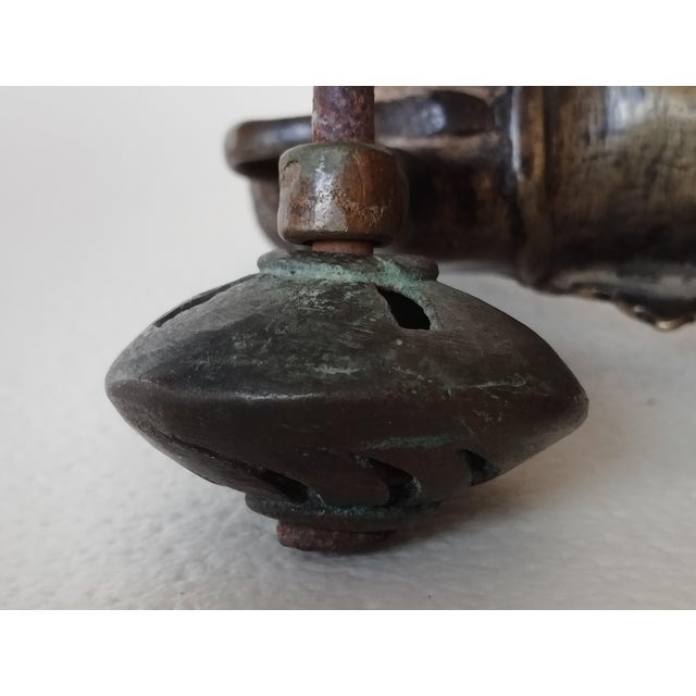 Antique Bronze Horse with Wheels For Sale - Image 5 of 14