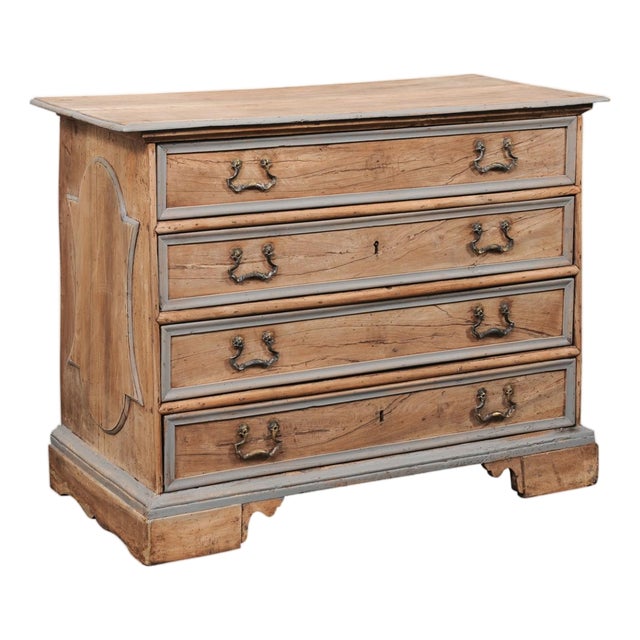 18th C. Italian Chest of Four Drawers For Sale