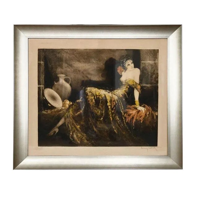 Louis Icart, Figurative Scene, 1930s, Lithograph For Sale - Image 4 of 5