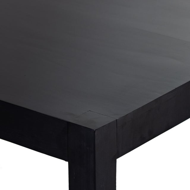Four Hands Isador Dining Table, Black Wash Poplar For Sale - Image 9 of 11