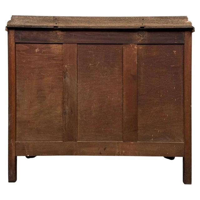 Brown Antique 20th Century Oak Chest of Drawers For Sale - Image 8 of 12