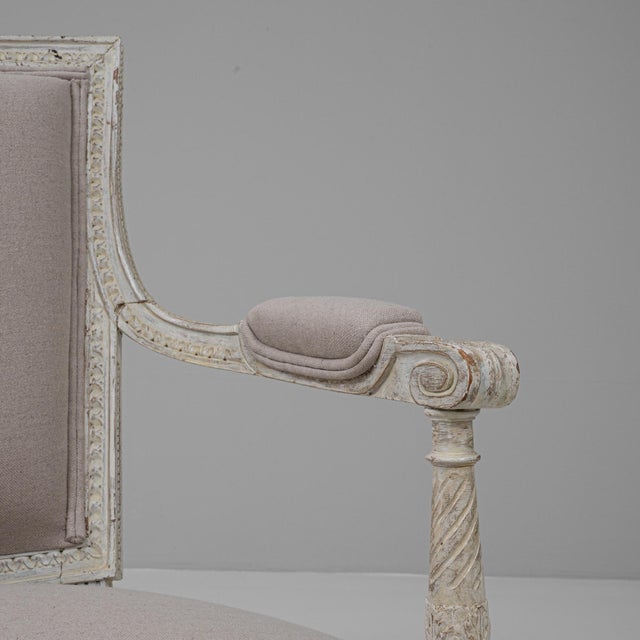 1900s French Louis XVI Settee For Sale In Greensboro - Image 6 of 18