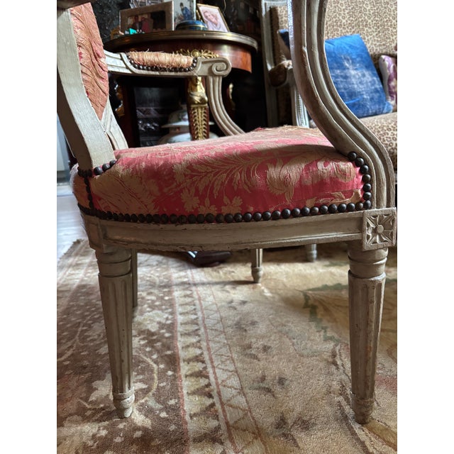 Antique Louis XVI Fauteuil or Armchair For Sale - Image 13 of 13