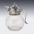 Vintage Glass Jug with Silver-Plated Boar Head from Valenti, 1970s For Sale - Image 3 of 18