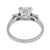 1930s Art Deco Gia 2.01 Carat Old Mine Cut Diamond Platinum Engagement Ring, Size 8.25 For Sale In Los Angeles - Image 6 of 8