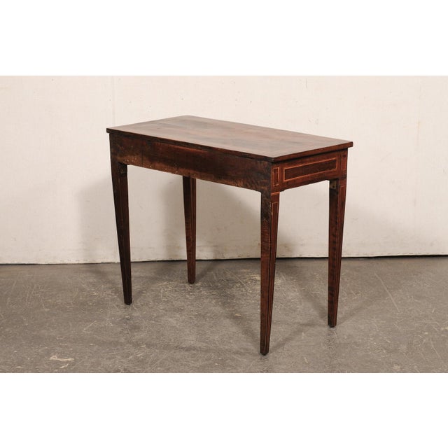 19th Century Italian Petite Console Table W/Drawer For Sale In Atlanta - Image 6 of 12