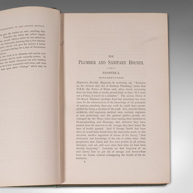 Late 19th Century Antique Reference Book the Plumber and Sanitary Houses, English, Victorian, 1877 For Sale - Image 5 of 12