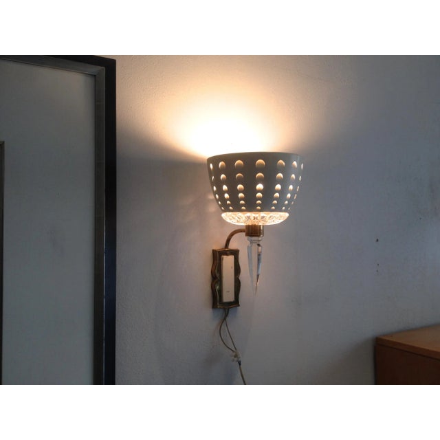 Mid-Century Modern Wall Lamps, 1950s, Set of 2 For Sale - Image 6 of 7