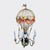 1950s A Flight of Fancy: 1950s French Tole Hot Air Balloon Chandelier For Sale - Image 5 of 11