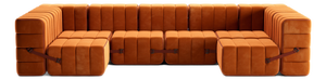 Flexible U-Sofa from Ambivalenz, Set of 15