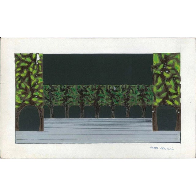 Green Portico is an original artwork realized by Alkis Matheos in the XX Century. Mixed media on cardboard. The name of...