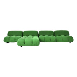 Green Camaleonda Sofa Set by Mario Bellini for B&B Italia, 1970s, Set of 5 For Sale