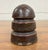 Industrial Antique Brown Ceramic Mushroom Cap Glazed Brown Insulator For Sale - Image 3 of 6