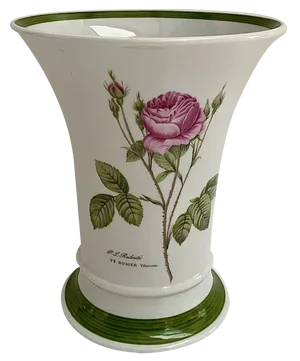 Vintage Vase in White Porcelain