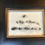 Contemporary abstract black ink watercolor painting. Measures 7x5 / 12.25x10.25 framed. Check out my shop Robins Egg...