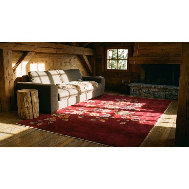 1920s Pair of Chinese Art Deco Carpets For Sale - Image 13 of 15