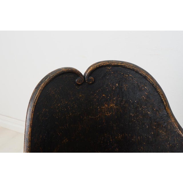 Antique Folk Art Chair with Storage, 1800s For Sale - Image 9 of 10