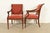 Smith & Watson Regency Carved Mahogany Armchairs, Pair For Sale - Image 11 of 14