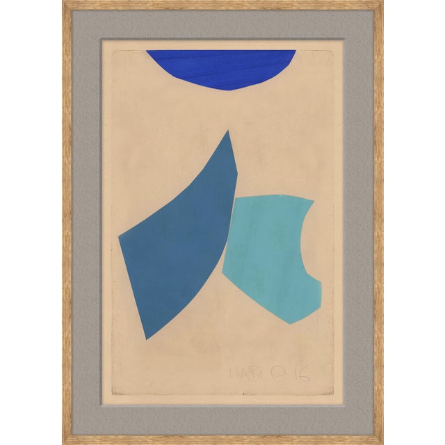Tan Collage Series by Susan Hable, Set of 9 For Sale - Image 8 of 11