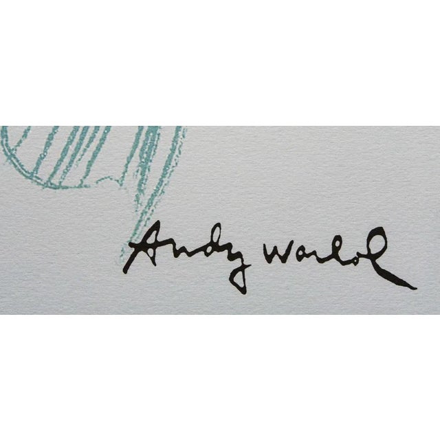 1986 Carnegie Museum of Art After Andy Warhol "Superman" Lithograph Portrait signed numbered print, stamp authenticated by...