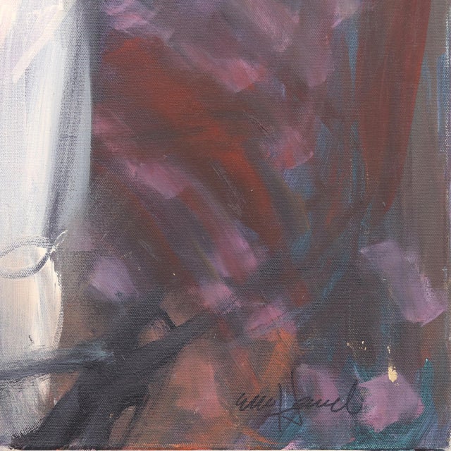 Honor - Original Contemporary Figurative Mixed Media Painting on Canvas by Erin Hammond For Sale In Los Angeles - Image 6 of 9