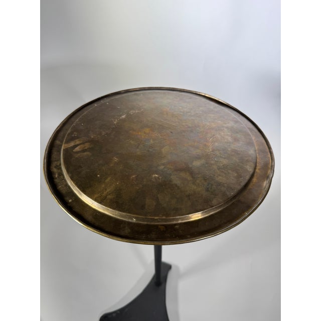 Vintage Indian Brass Taj Mahal Tray With Removable Vessels, Mid-20th Century For Sale - Image 9 of 12