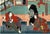 Osakae is an artwork realized by ichiyôsai yoshitaki in 1860. Woodcut print chuban dyptich. Nakamura sennosuki i in the...