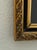 Wood Vintage English Tudor Lady Verney Brass Rubbing, 1547, Ornate Gilt Frame For Sale - Image 7 of 8