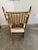 Mid 19th Century Mid 19th Century American Late Federal Oak and Hickory Rocking Chair For Sale - Image 5 of 9