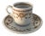 1930's French Style Demitasse Cup and Saucer For Sale