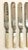 Late 19th Century Antique English Mother of Pearl Knives Circa 1890's - Set of 6 For Sale - Image 5 of 8